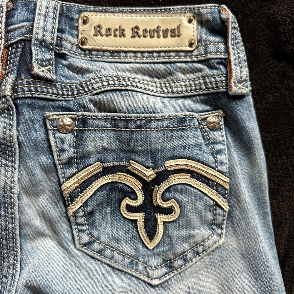 Rock Revival Alanis Blue Jeans